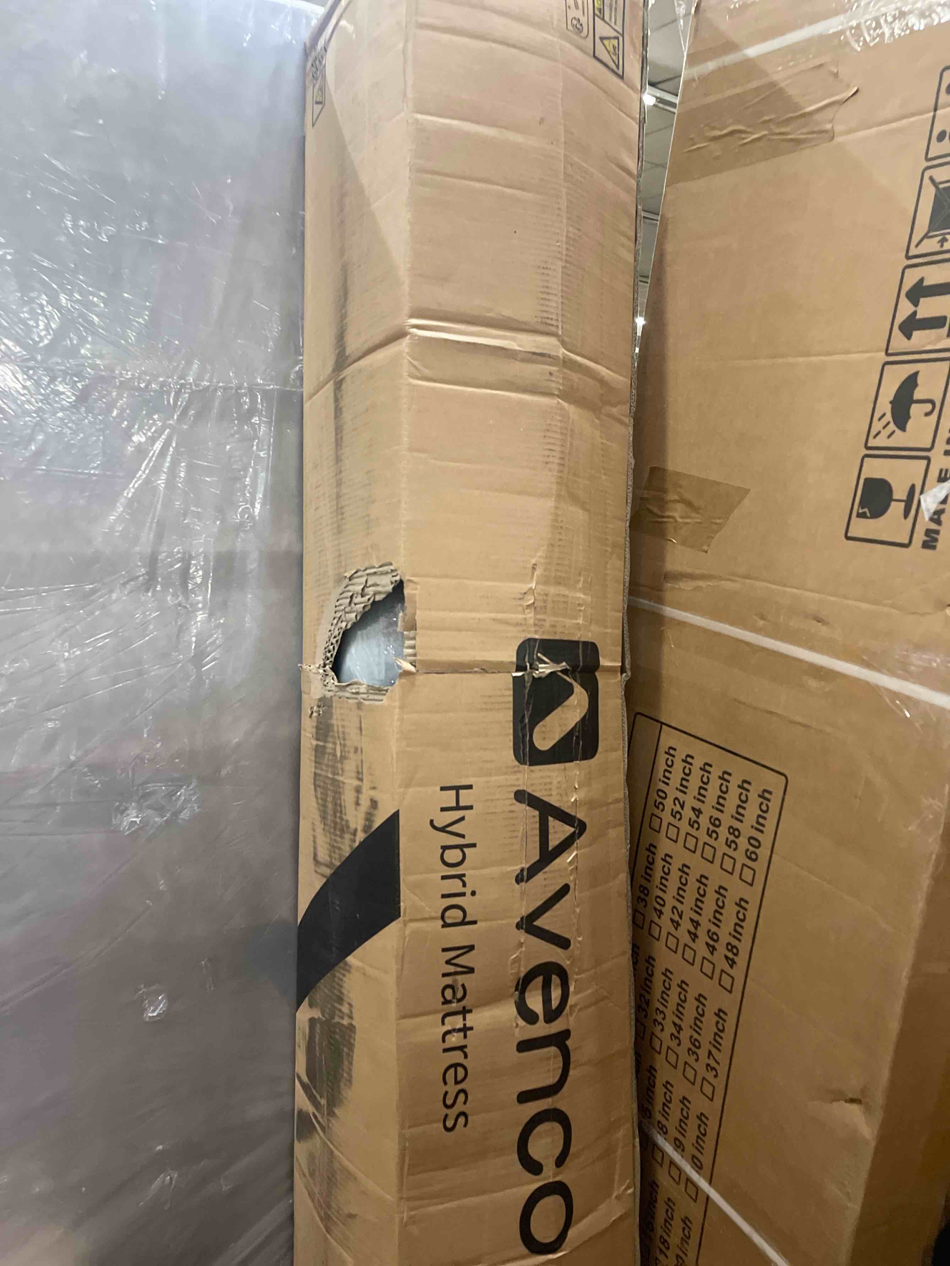 Condition photo showing New/Like New for Avenco 12 Inch King Size Mattress, Hybrid Mattress with Smarts Coil™ Pocket Springs for Targeted Support and NanoGel™ Memory Foam for Cool Night Sleep & Motion Isolation, CertiPUR-US Certified