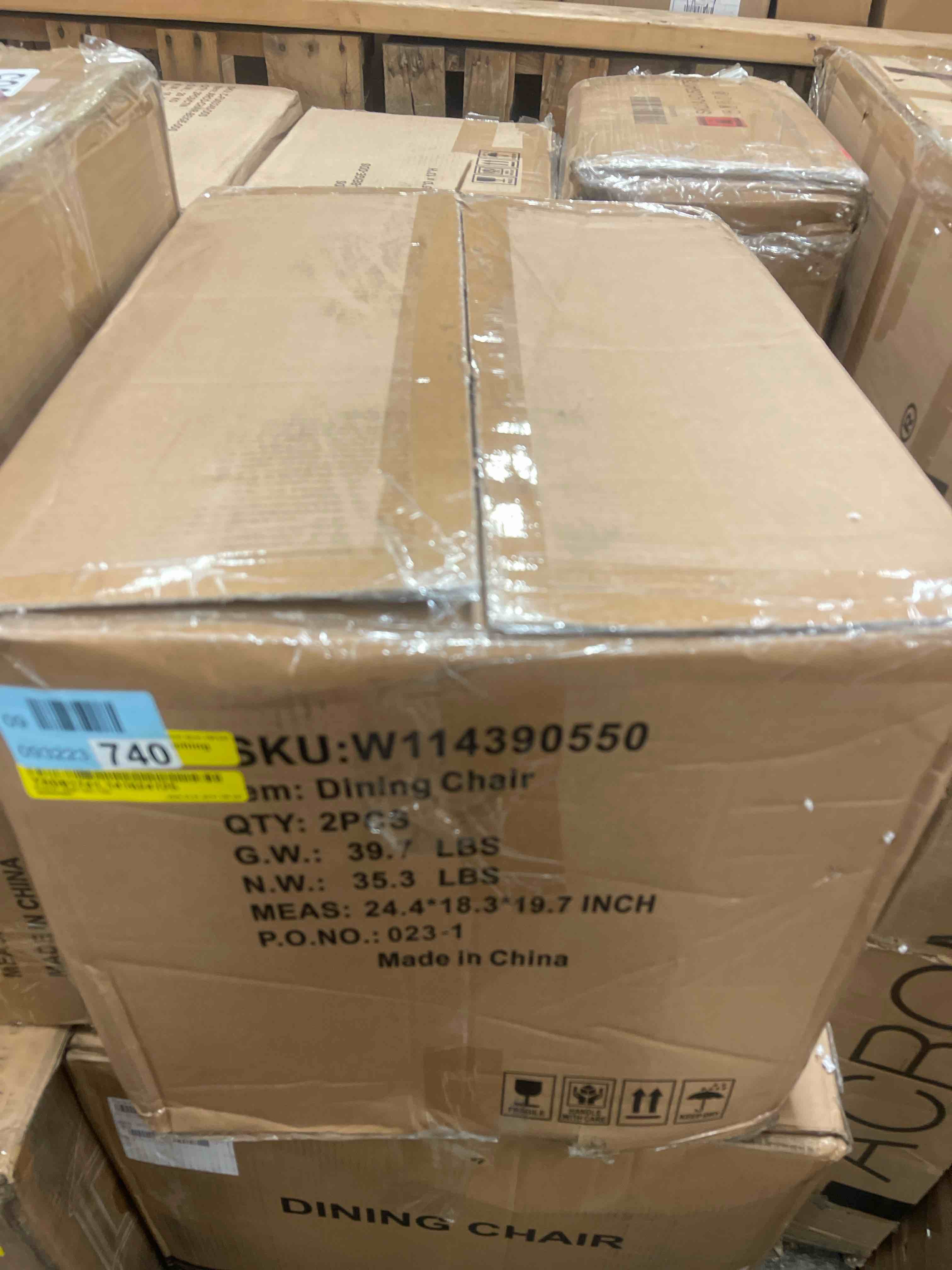 Condition photo showing New/Like New for Mid Century Modern Dining Chairs Set of 2, Grey Velvet Upholstered Tufted Back, Kitchen & Dining Room Chairs, Gold Metal Legs, Nailhead Trim, Sillas para Comedor (Gray, 2 Pcs)