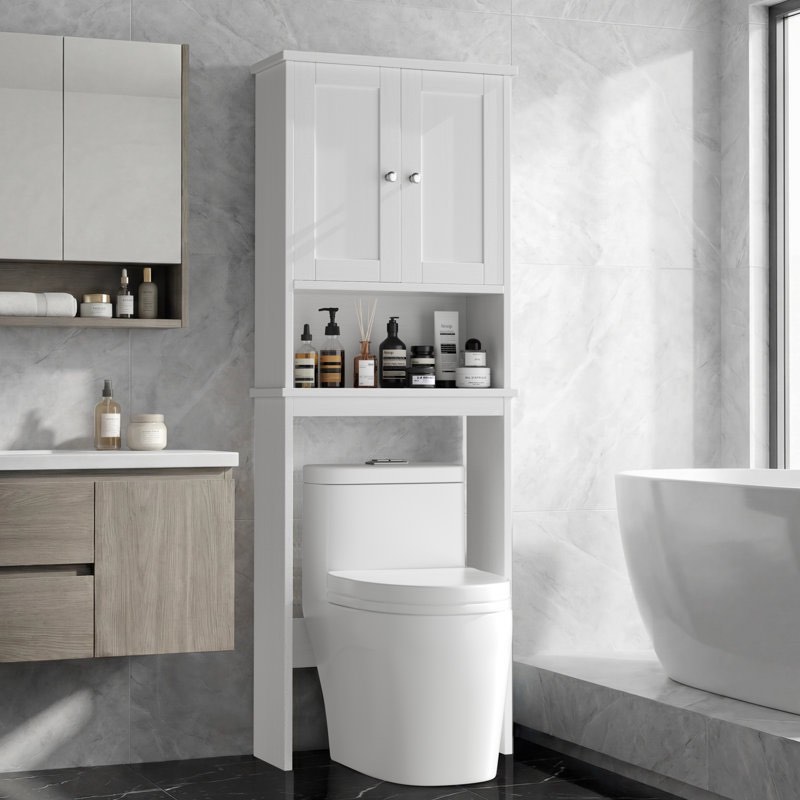 behren 65.4"h freestanding over the toilet storage