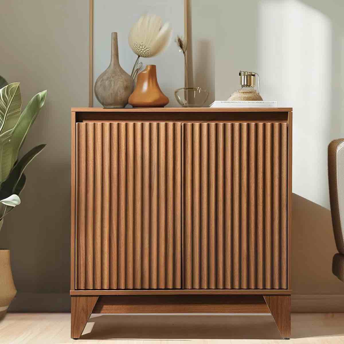 dejesus 32" tall 2 - door accent cabinet with adjustable shelf