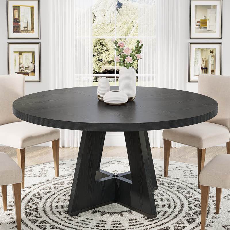47 inch round dining table for 4 farmhouse kitchen table