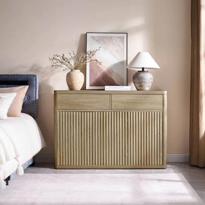 Cesiro 50.15''W Storage Sideboard With 2-Draw And 3-Door Latitude Run