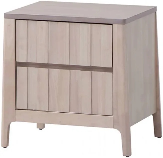 Condition photo showing New/Like New for furniture of america gervais nightstand in white wash 