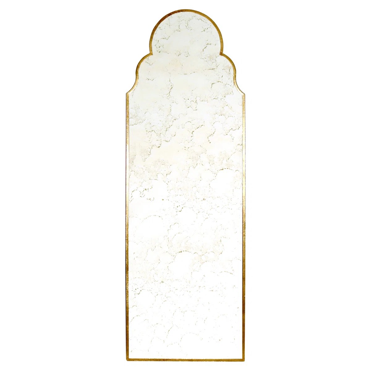 ella home french quaten mirror in a gold leaf finish