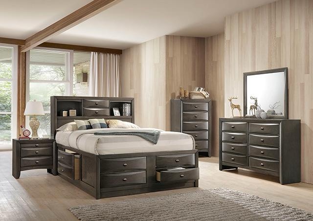 Condition photo showing New/Like New for zosimo nightstand in gray