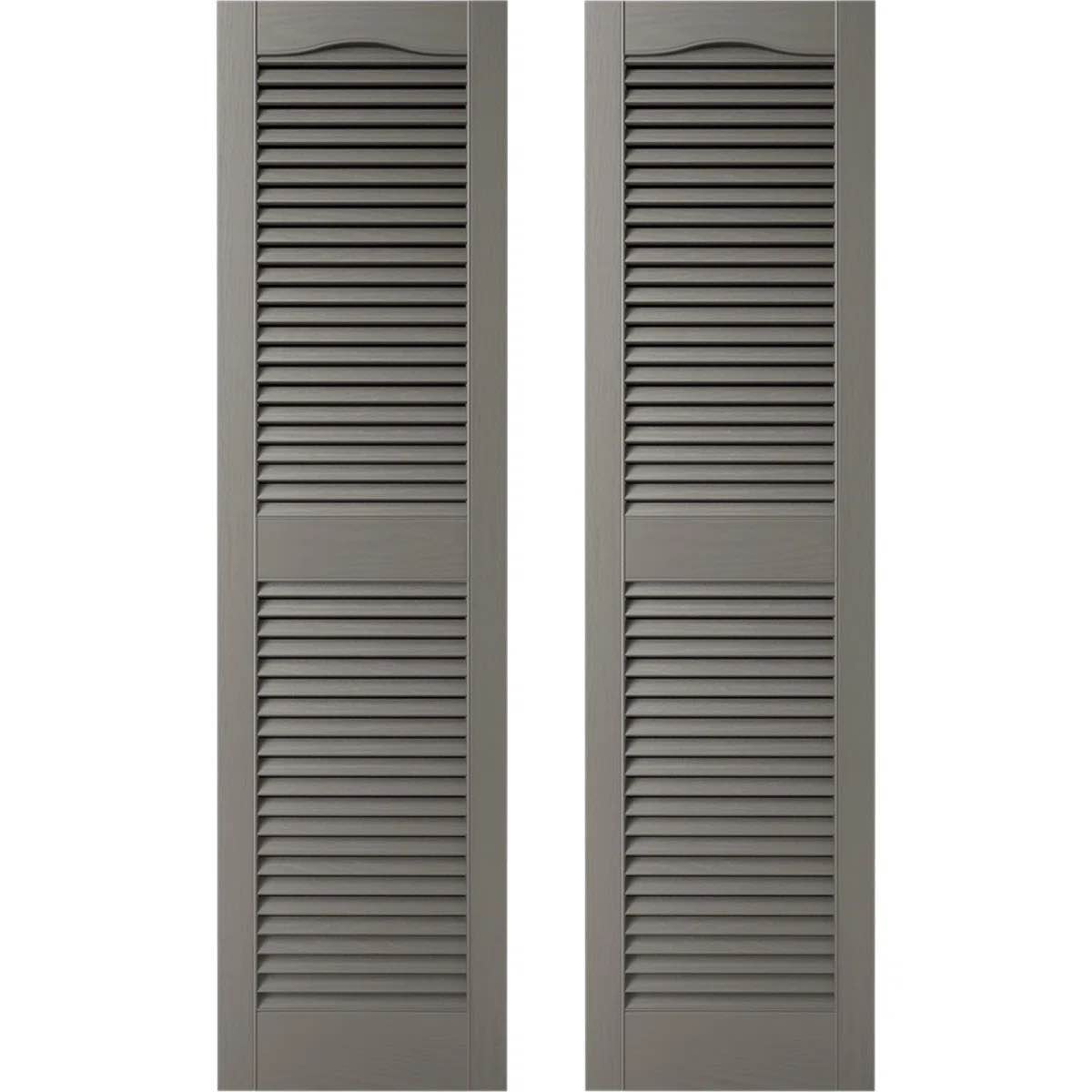 Condition photo showing New/Like New for louver shutters (set of 2) 166-midnight blue 14-1/2 x 64