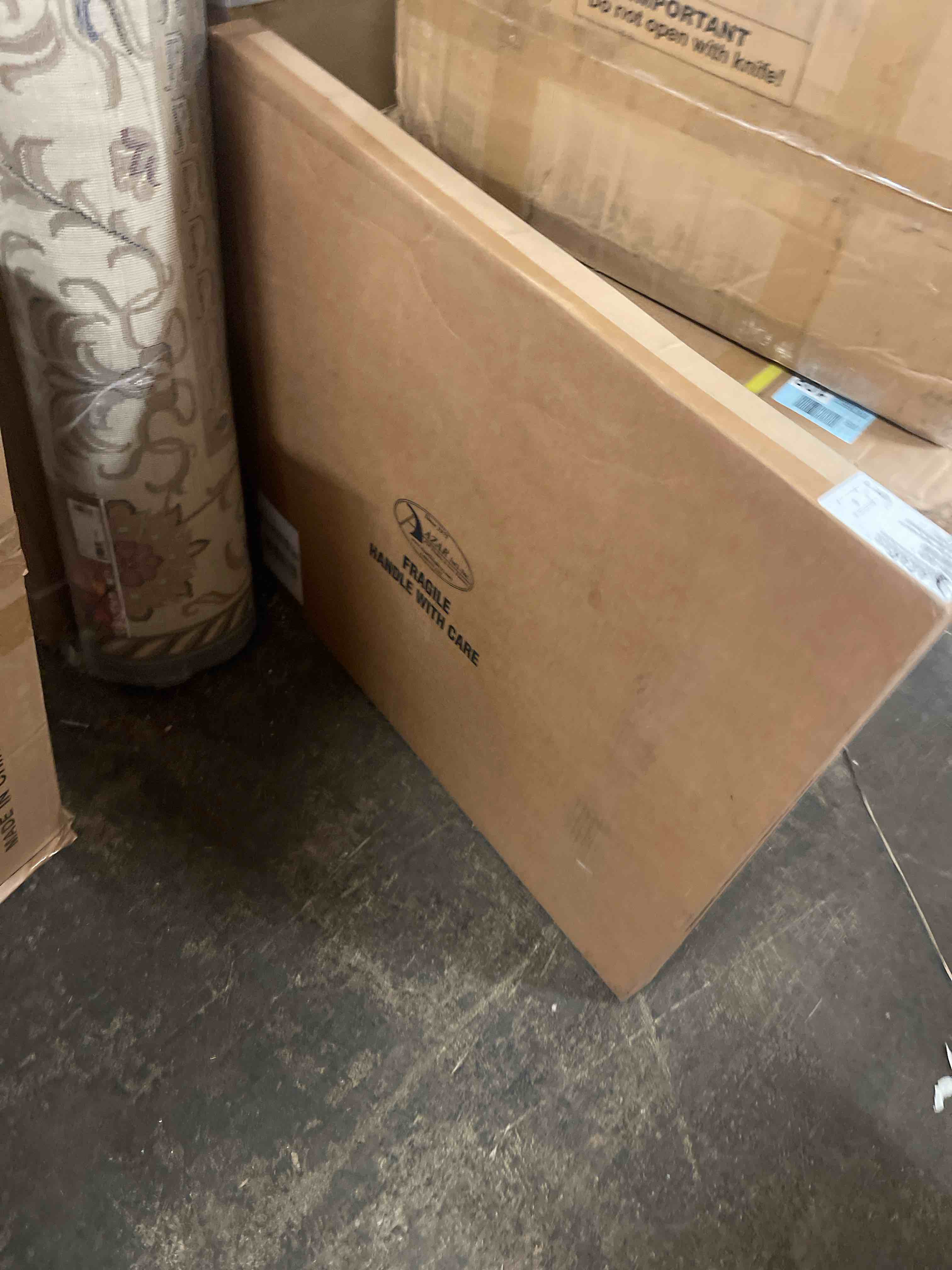 Condition photo showing New/Like New for azar displays 105536-gld acrylic floating double panel wall frame,24" x 36" graphic size, overall frame size: 28" x 40", gold