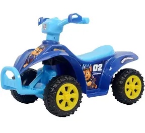 Paw Patrol Chase 6V Quad for Kids - Powerful and Safe Ride-On Toy with Rechargeable Battery, Forward and Reverse Driving, Foot Peddle, Ages 2-3