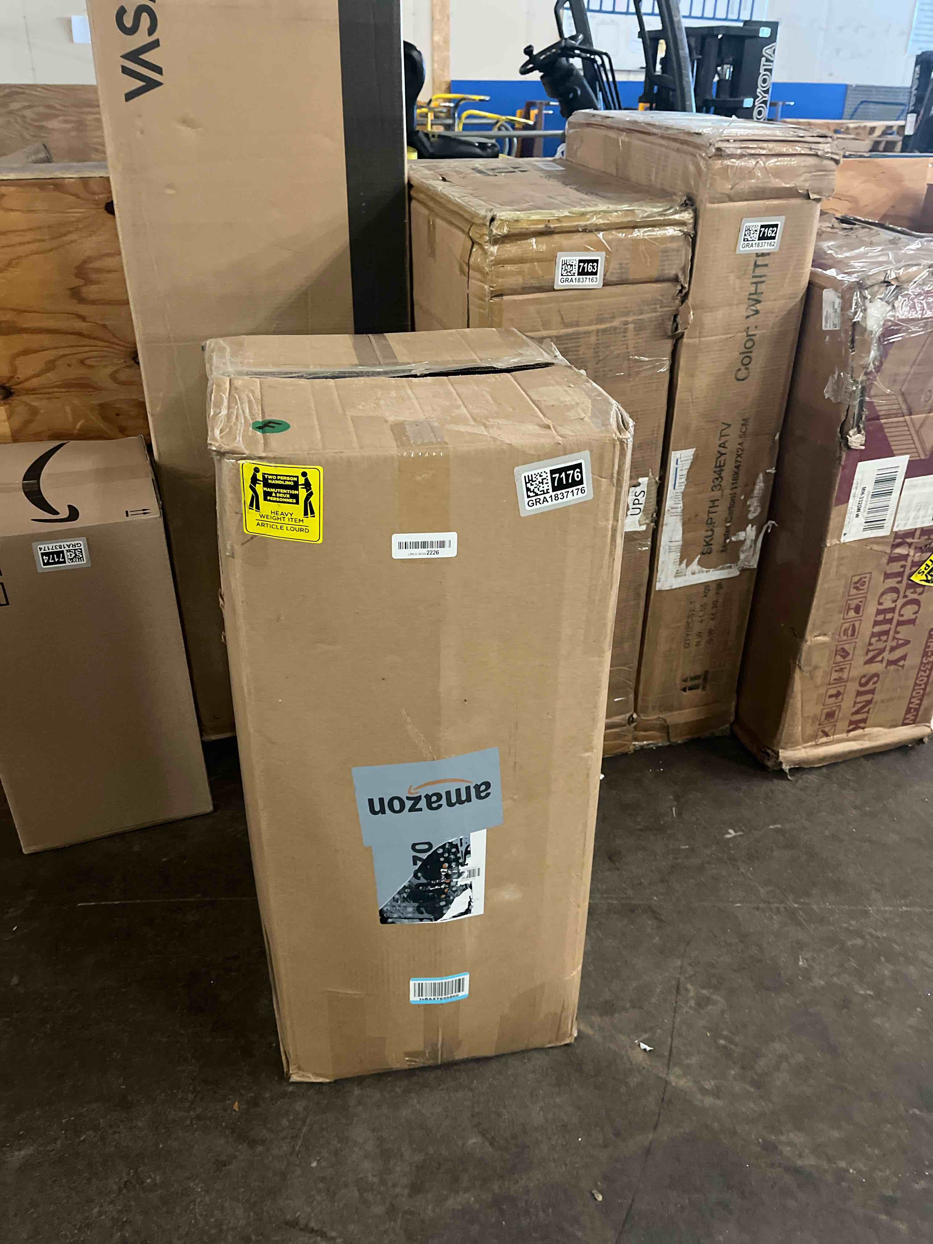 Condition photo showing New/Like New for Amazon Basics Gel Memory Foam Mattress, Firm, Cooling, Full Size Mattress, CertiPUR-US® Certified Foam, 75 x 54 x 12 inches, White/Gray