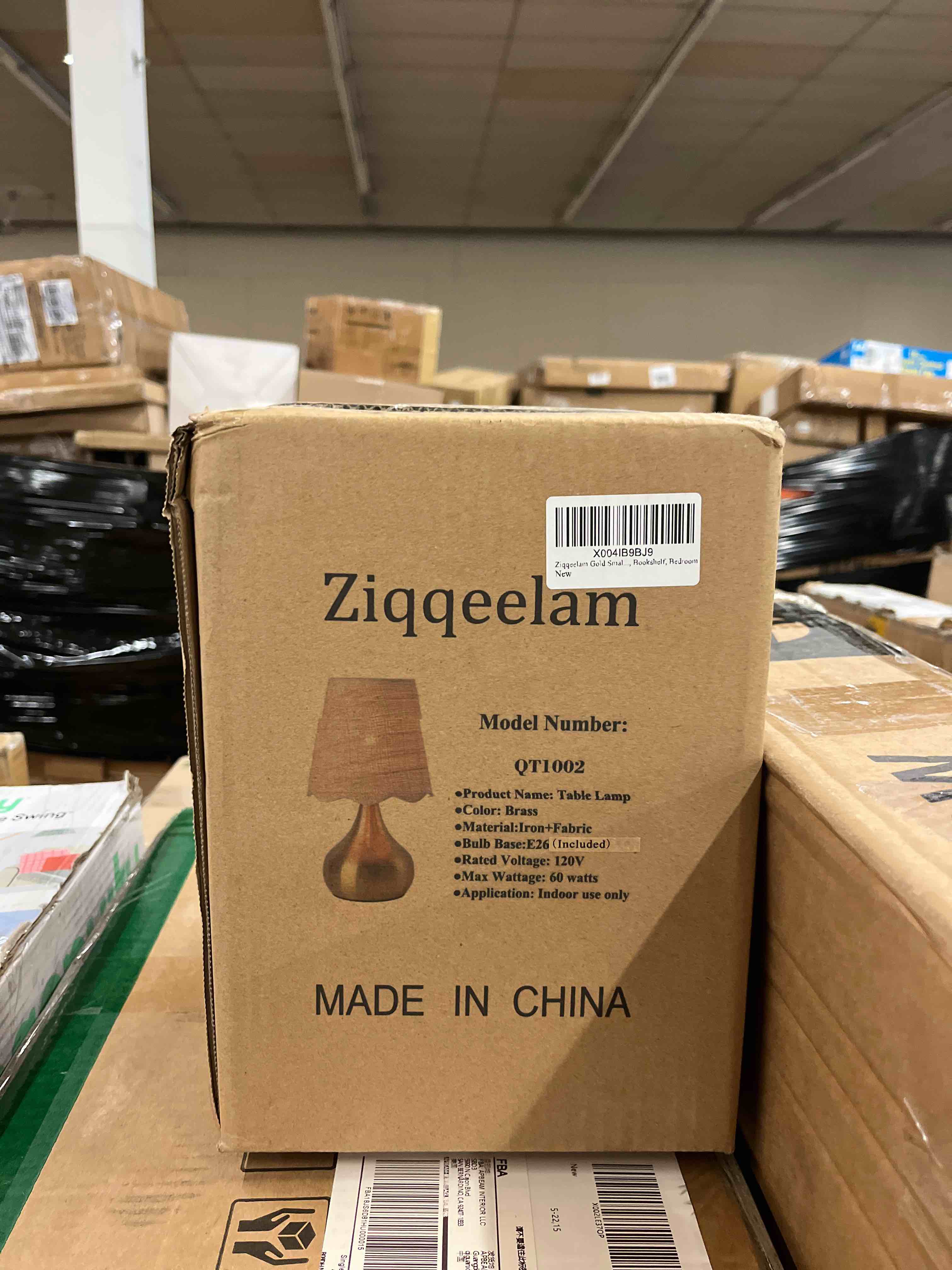 Condition photo showing New/Like New for Gold Small Bedside Table Lamp Touche Control 3-Way Dimmable Brass Mini Table Lamps for Nightstand, Rattan Shade Small Table Lamps for Small Spaces for Kitchen Counter, Bookshelf, Bedroom