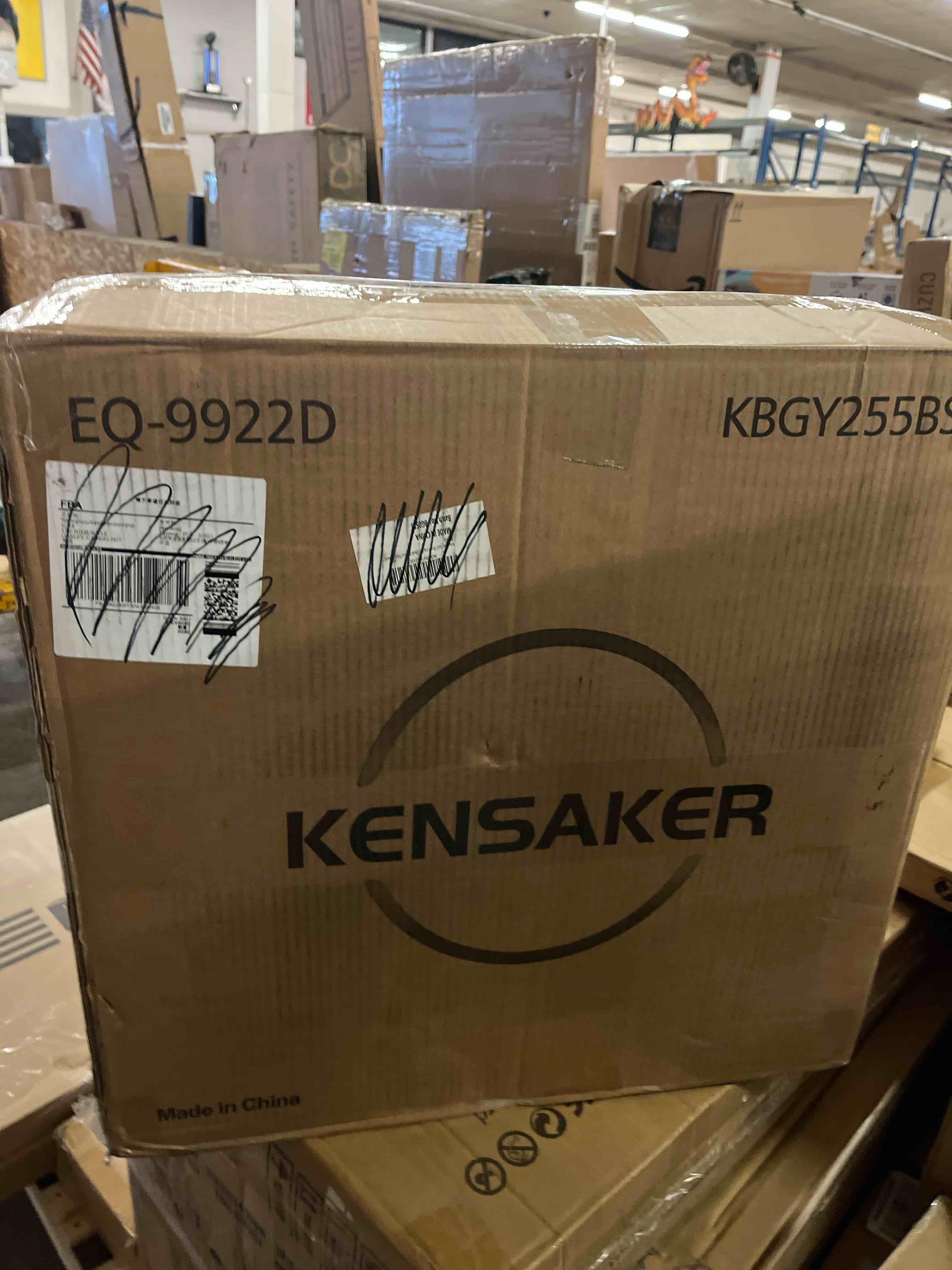 Condition photo showing New/Like New for Tall Drafting Chair with Footrest Ring for Home and Work, Ergonomic Home Desk Office Chair with Flip up Arms and Lumbar Support, Extended Height Executive Desk Office(Black)