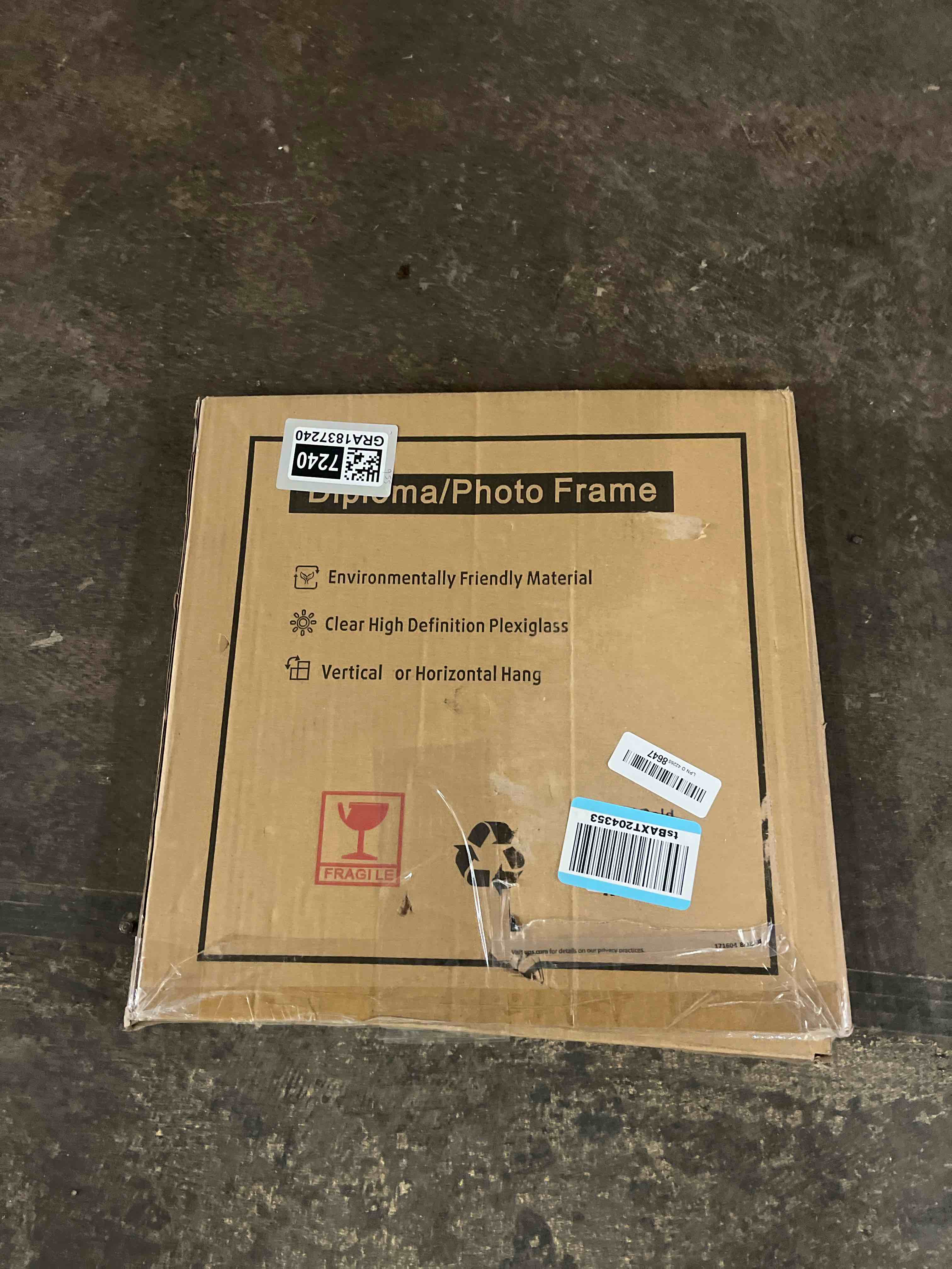 Condition photo showing New/Like New for GraduatePro 14x14 Signature Picture Frame Board for 5x7 Photo with Signable Mat for Birthday Party Graduation Party Table Decoration Wedding Guest Book