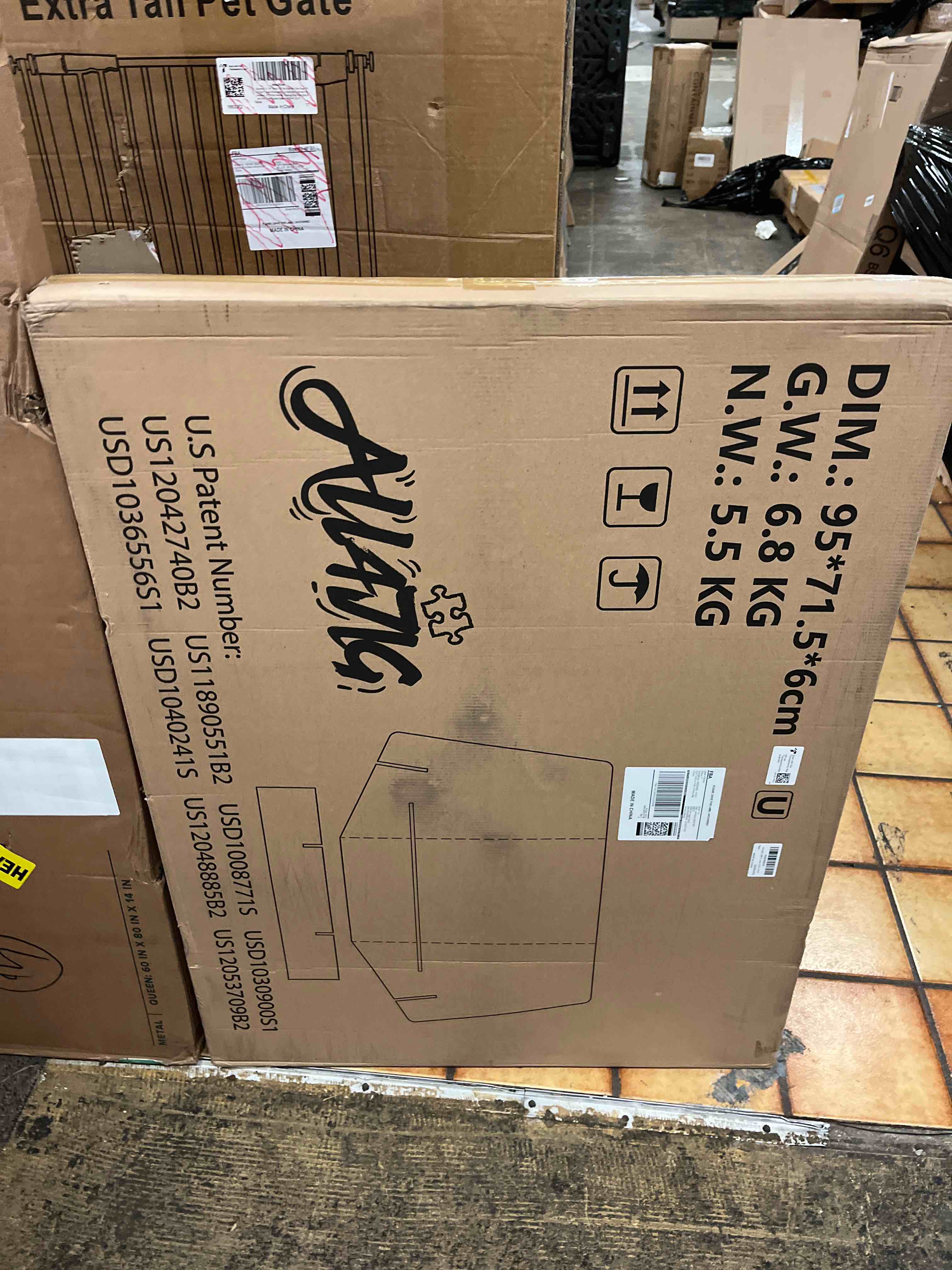 Condition photo showing New/Like New for ALL4JIG 1500 Pieces 2-in-1 Tilting & Rotating Puzzle Board for Adults Gifts, Wooden Jigsaw Puzzle Table with 4 Drawers, Portable Board with Lazy Susan and Cover, 25.2" x 34.2"