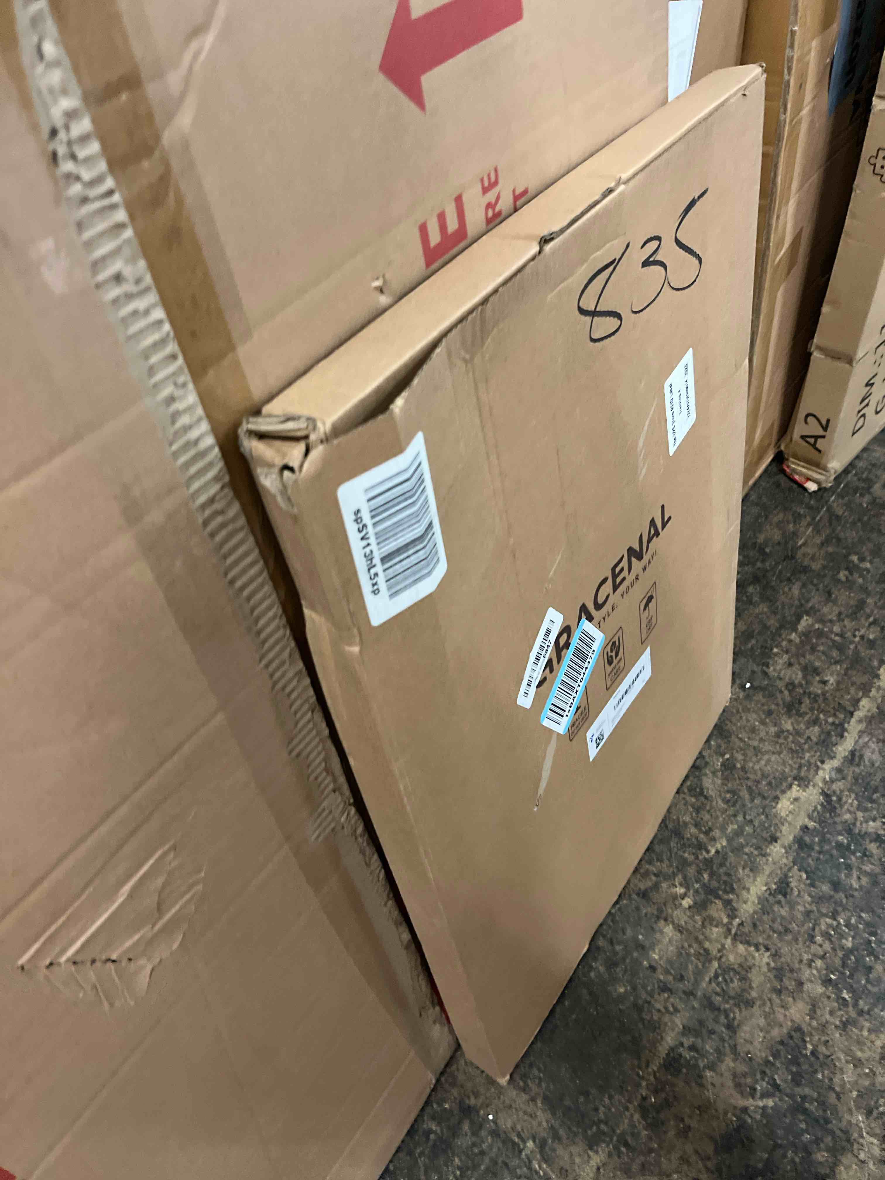 Condition photo showing New/Like New for 24x18 Inch Acrylic Cutting Boards for Kitchen, Large Clear Cutting Board, Non Slip Charcuterie Boards, Apartment Must Haves Kitchen Accessories, Desk Mat Protector, Birthday Gifts for Mom