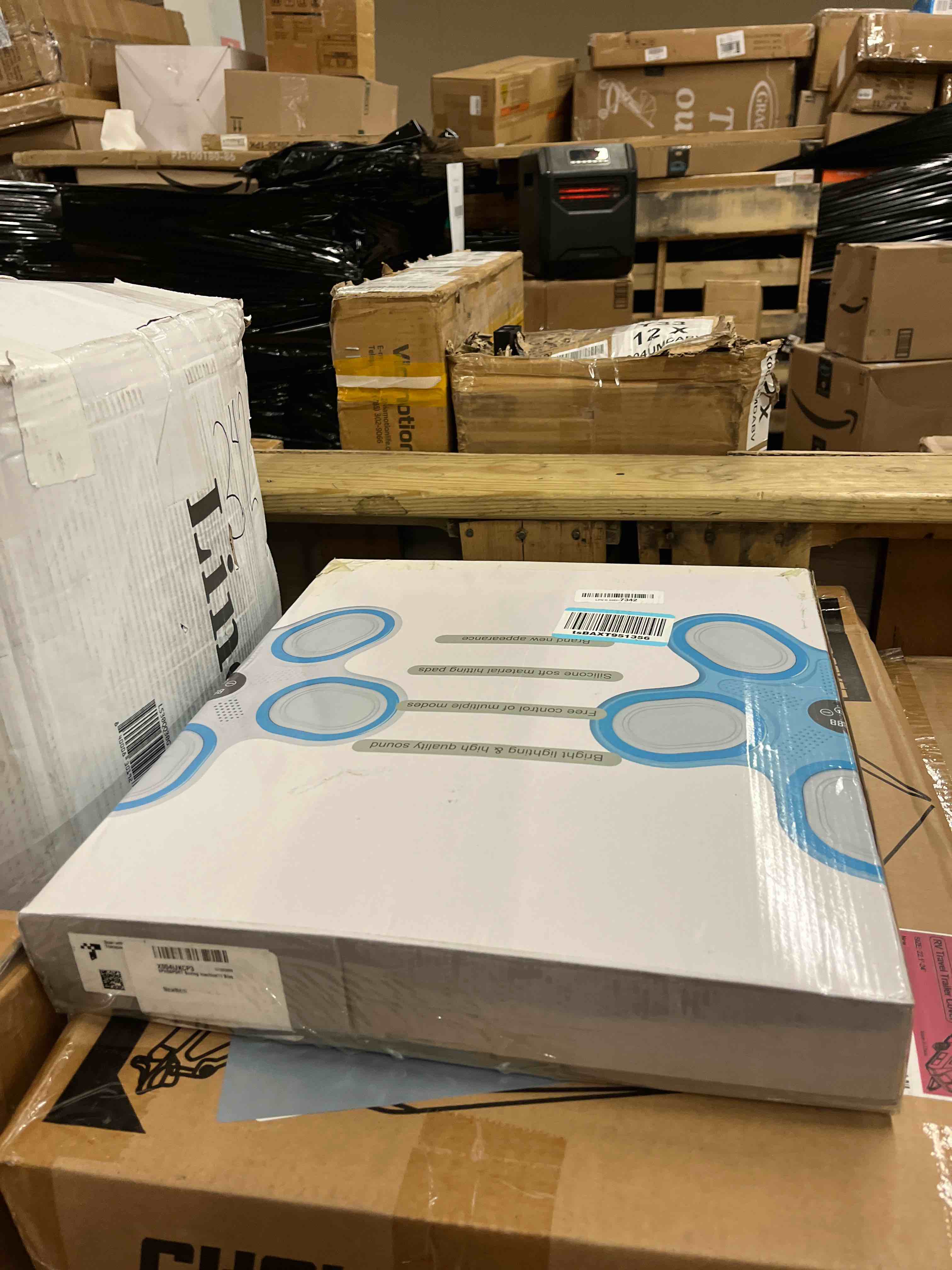 Condition photo showing New/Like New for EPHESPORT Music Boxing Machine Sport Toy for Kids Ages 6-12+, Smart Bluetooth Wall-Mounted Punching Target with Gloves, Fun Electronic Rhythm Boxing Game, Great Gift Idea for Boys & Girls