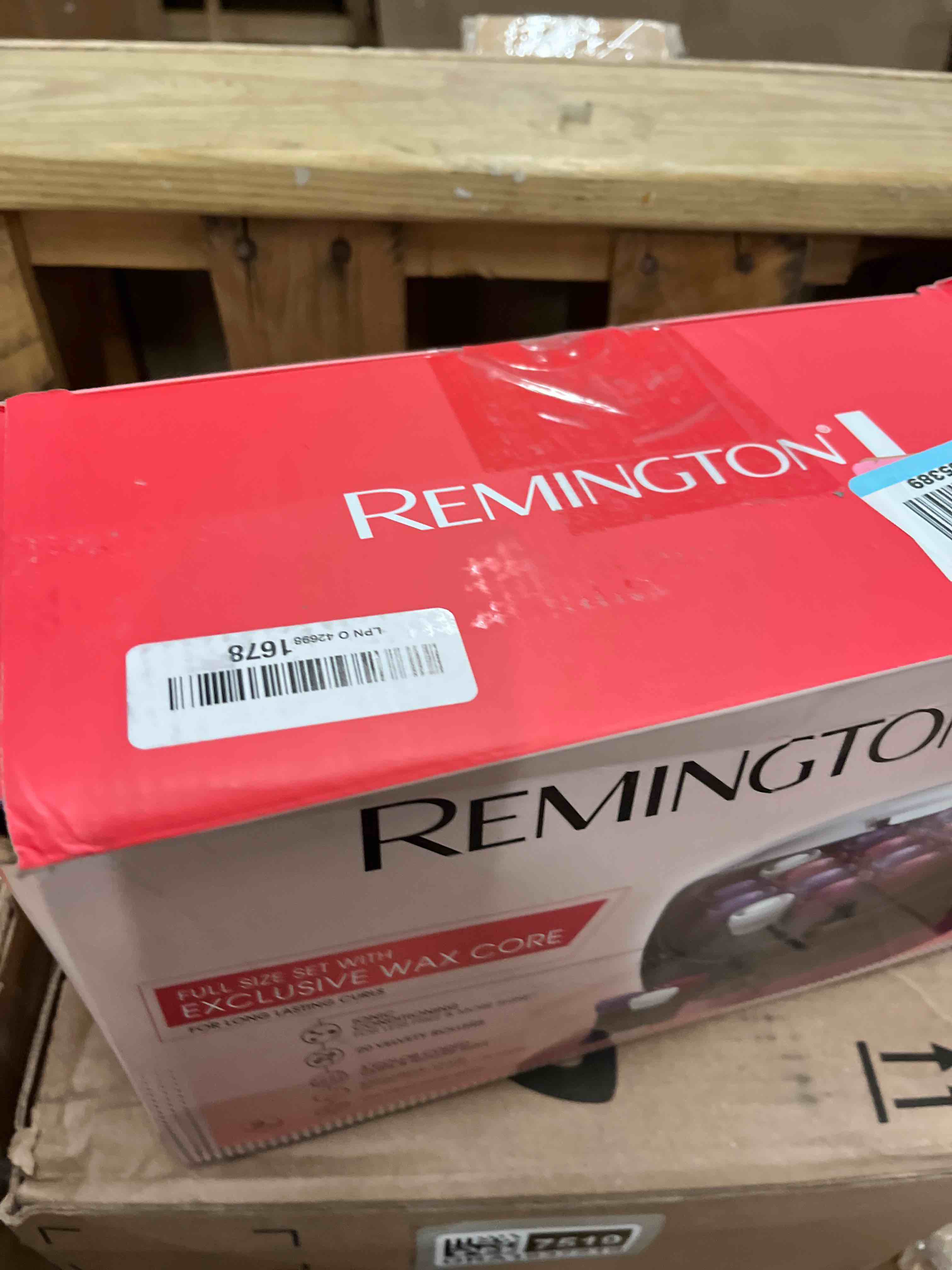 Condition photo showing Good Condition for Remington Ionic Conditioning Hair Setter, 20 Velvet Hair Rollers, 6 Large (1¼''), 10 Medium (1''), 4 Small (¾''), Blowout Style Hair Curlers
