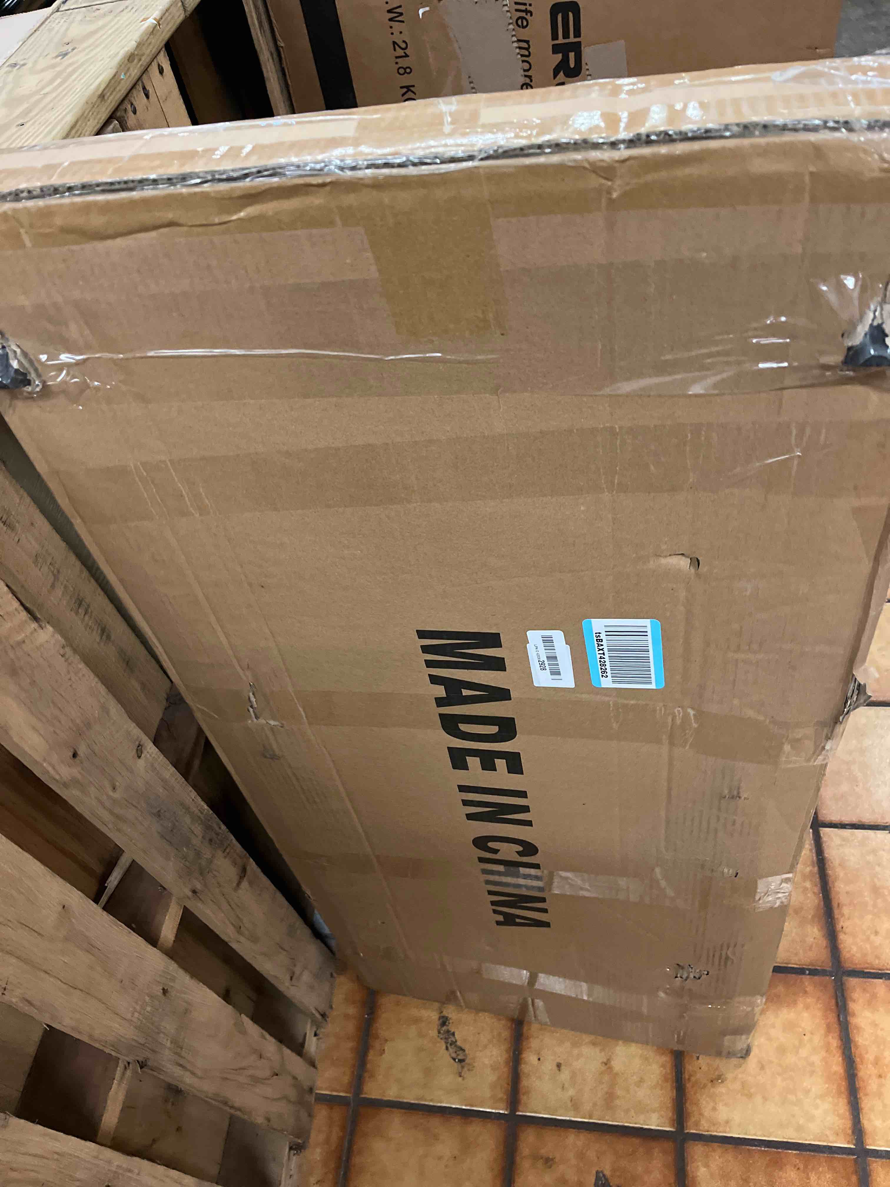 Condition photo showing New/Like New for Folding Shopping Cart for Groceries,360 lbs Capacity Grocery Cart with Waterproof Liner and 360° Swiveling Wheels Collapsible Shopping Carts with Double Basket for Condo Laundry Transport Trip