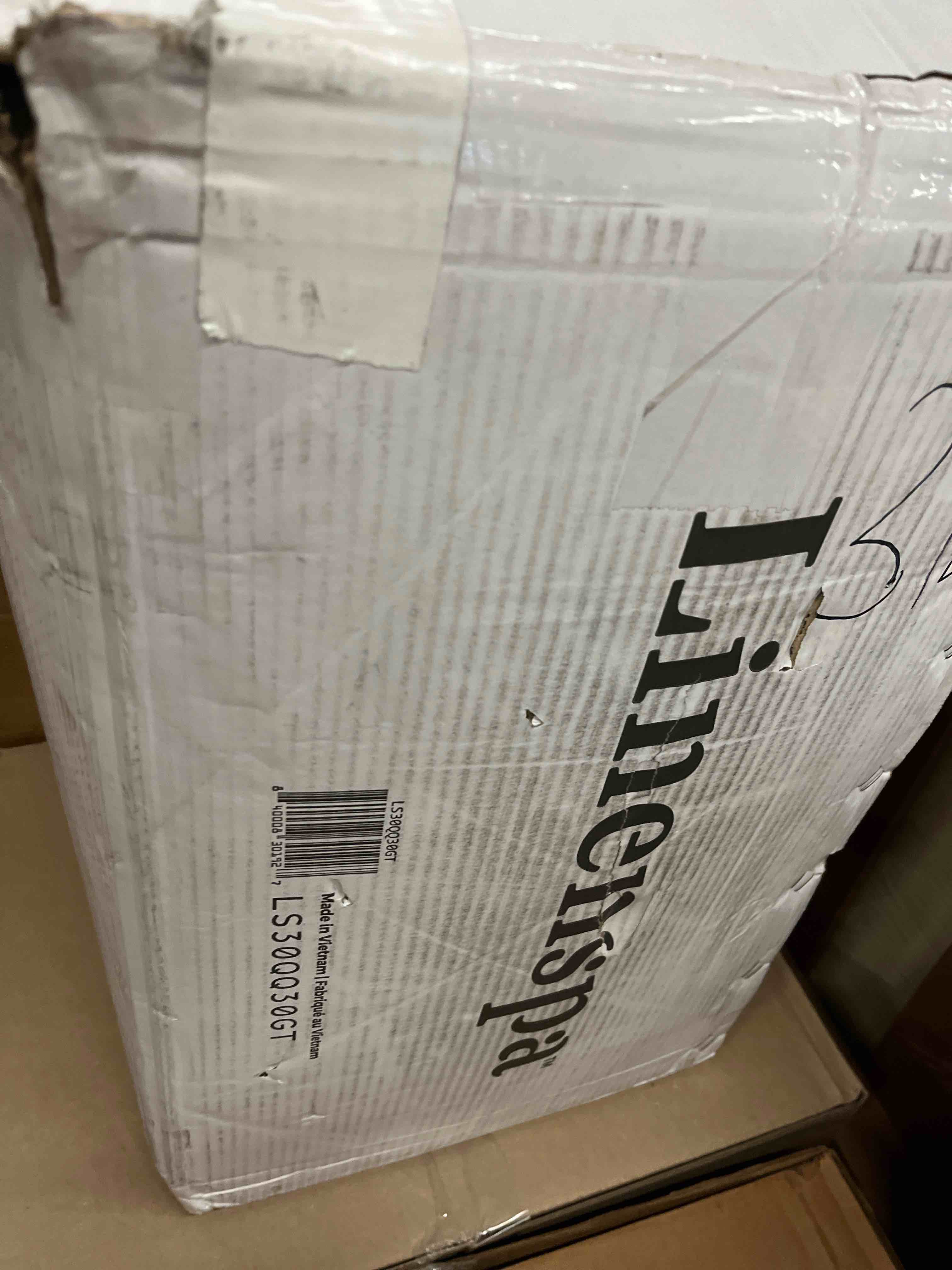 Condition photo showing New/Like New for LINENSPA Memory Foam Mattress Topper - 3 Inch Gel Infused Memory Foam - Plush Feel - Cooling and Pressure Relieving - - Dorm Room Essentials - Queen Size