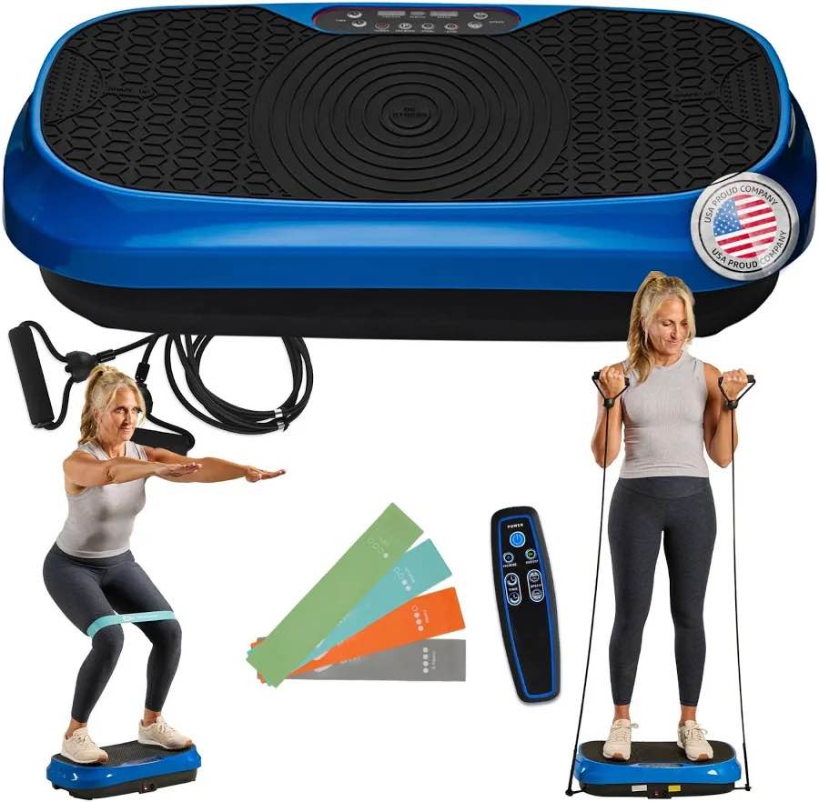 Condition photo showing New/Like New for LifePro Waver Mini Vibration Plate Exercise Machine – Portable Full Body Vibration Platform for Home & Travel Workouts, Weight Loss, Toning & Wellness, with 2 Loop Bands & 4 Resistance Bands