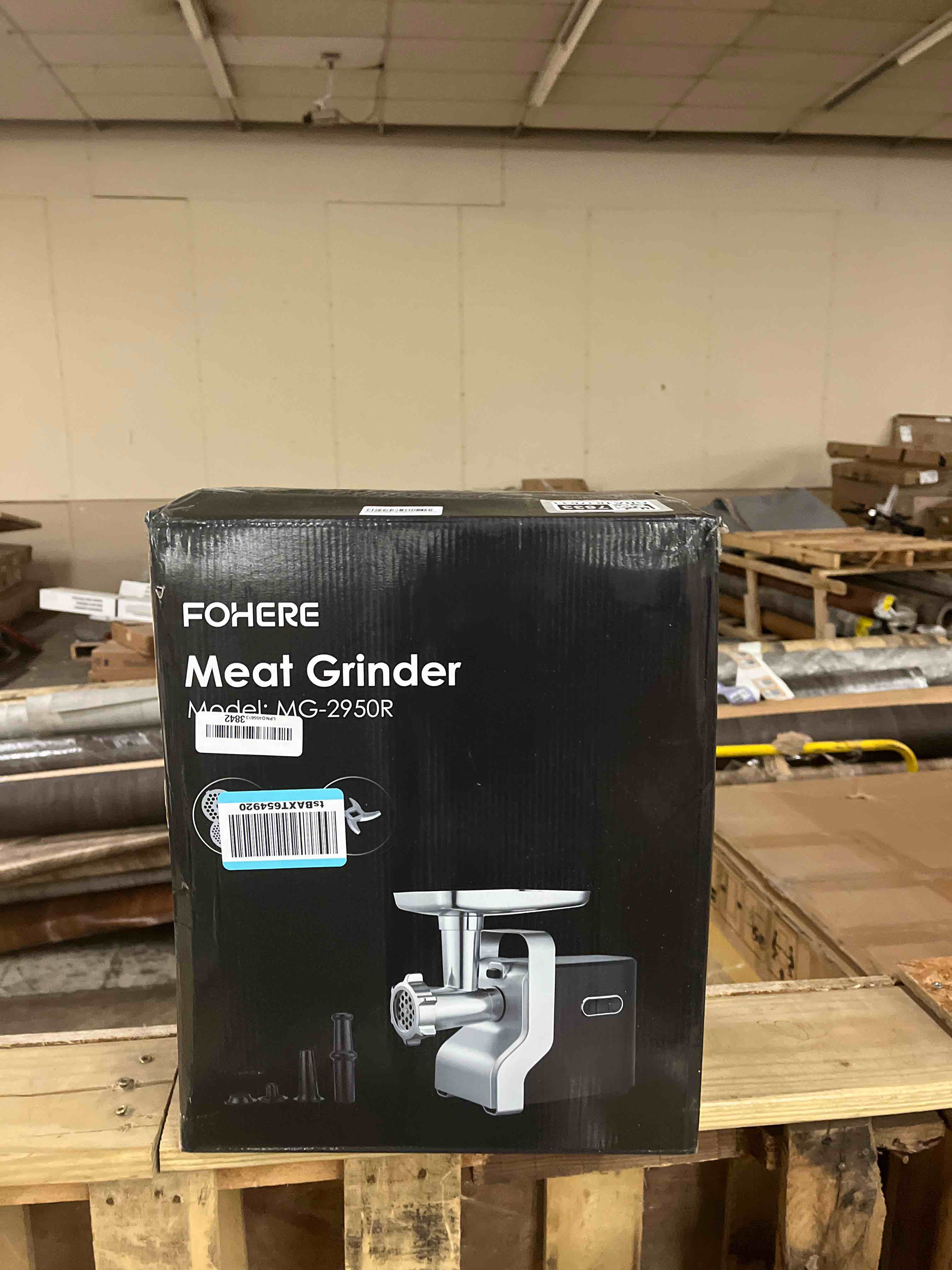 Condition photo showing New/Like New for Meat Grinder Heavy Duty - 5 in1 Meat Grinder for Home Use - 3000W Max Powerful - Sausage Stuffer with 3 Stainless Steel Grinding Plates - Size #12 (silver)