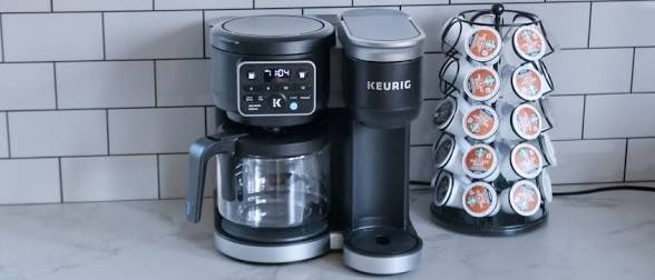 Keurig K-Duo Hot & Iced Single-Serve & Carafe Coffee Maker Black: Electric Drip Coffee Pot, 72 oz Capacity