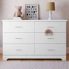 Storkcraft - Brookside 6-Drawer Double Dresser - White