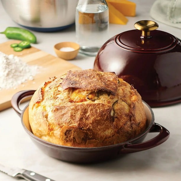 Tramontina Enameled Cast Iron 7-Quart Covered Round Dutch Oven