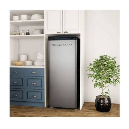 Frigidaire EFRF696-AMZ Upright Freezer 6.5 cu ft Stainless Platinum Design Series, Silver