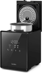 3L Stainless Steel Warm Mist Humidifier with Easy Clean and Warm Steam Function, Healthy Air Mist Humidifiers for Bedroom Living Room, with Sleep Mode and Auto-off Setting