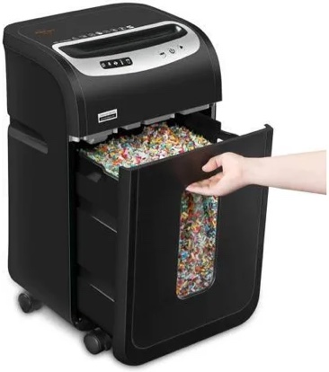 vidateco paper shredder for home office heavy duty with 60 mins running with us patented cutter,shred cd/card