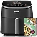 COSORI Air Fryer 9-in-1, Compact & Large 6-Qt, Fast Turbo Modes, 90-450°F Even Results, Precision Heating, Up to 95% Less Oil*, Roast, Bake, Dry, Reheat, Frozen, Broil, Proof, 120V, TurboBlaze