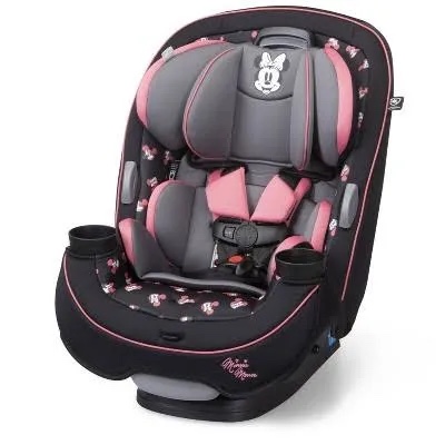 Disney Convertible Car Seat, Rear Facing 5-40 pounds, Forward Facing 30-65 pounds, Booster 40-100 lbs, Convert From Infant to Toddler, Midnight Minnie