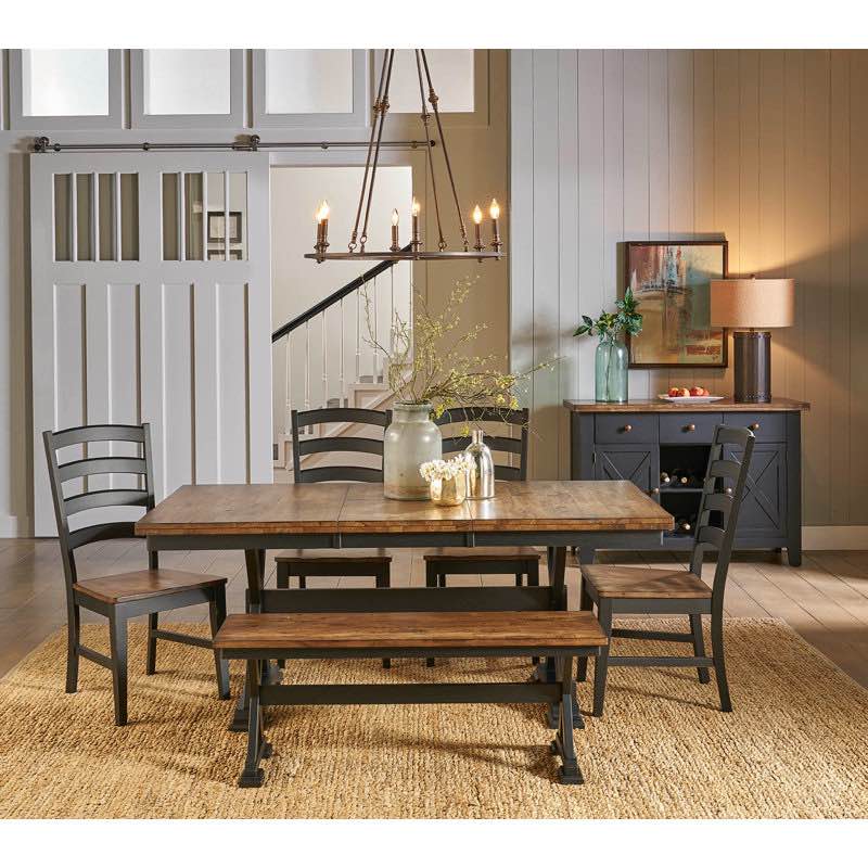Follett Solid Wood Bench