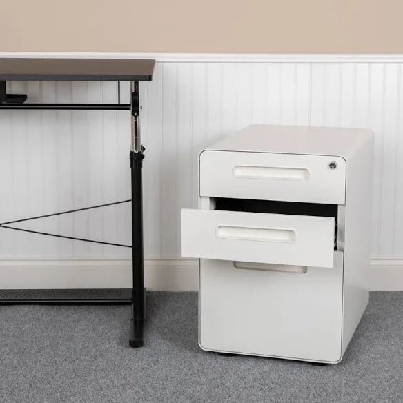 Lewan 15.5'' Wide 3 -Drawer Mobile Steel File Cabinet