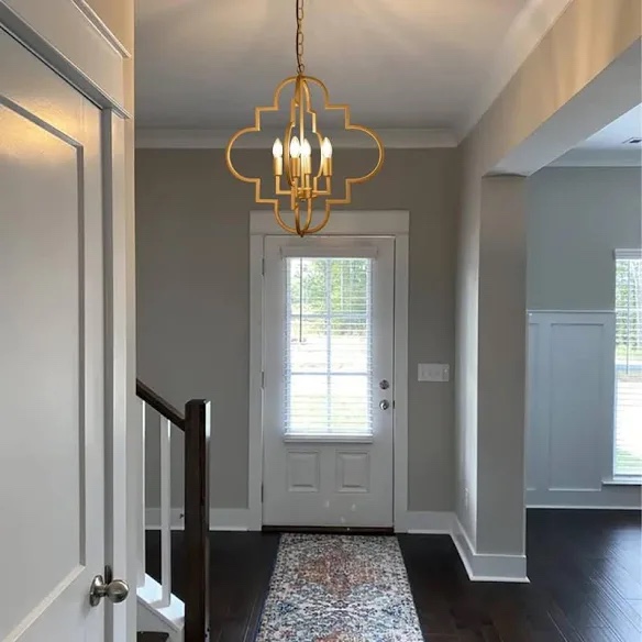 18.5? 4-light Dimmable Geometric Pendant