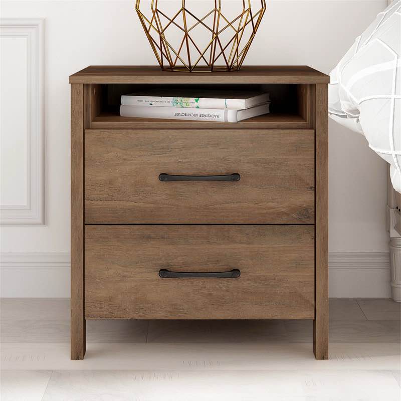 (2) Wade Logan 2 Drawer Nightstand (2 TOTAL/BID IS PER ONE)