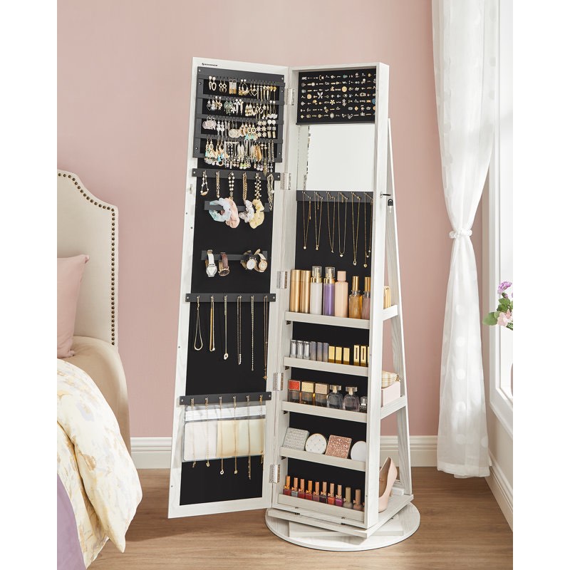 Quakertown Jewelry Armoire with Mirror
