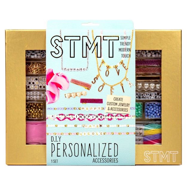 DIY Personalized Accessories Kit - STMT: Beads Bracelet & Craft Kit for Girls, 672 Pieces