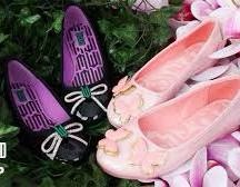 Wicked Kids' Ballet Flats - Pink/Black 8T