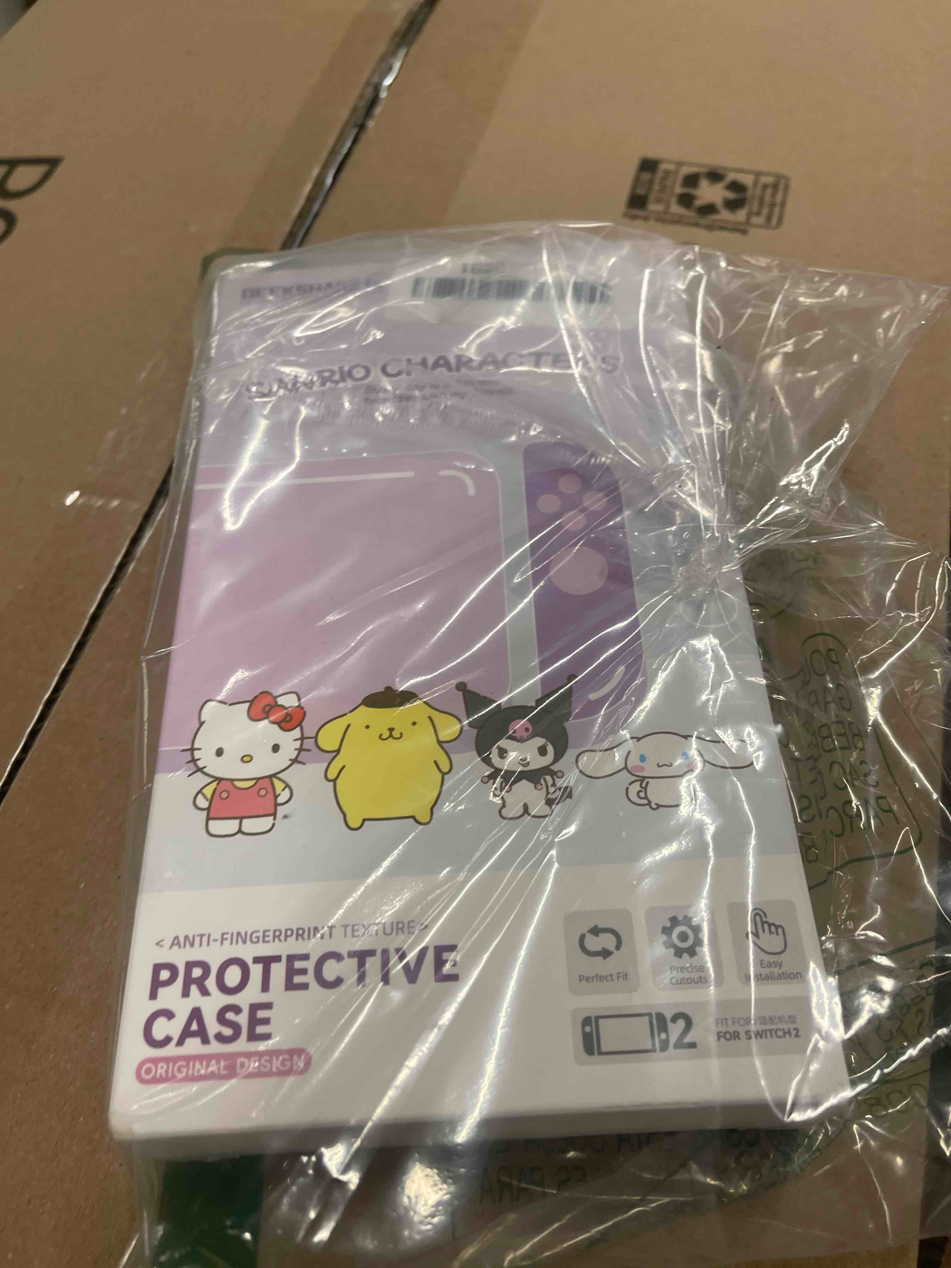 Condition photo showing New/Like New for playvital Cherry Blossoms Kitten Protective Case for Nintendo Switch 2 with Stand | Cute Cat Ear & Paw Silicone Grips, Dockable Hard Shell, 2 Joystick Caps | Full-Body Protection Cover, Pink