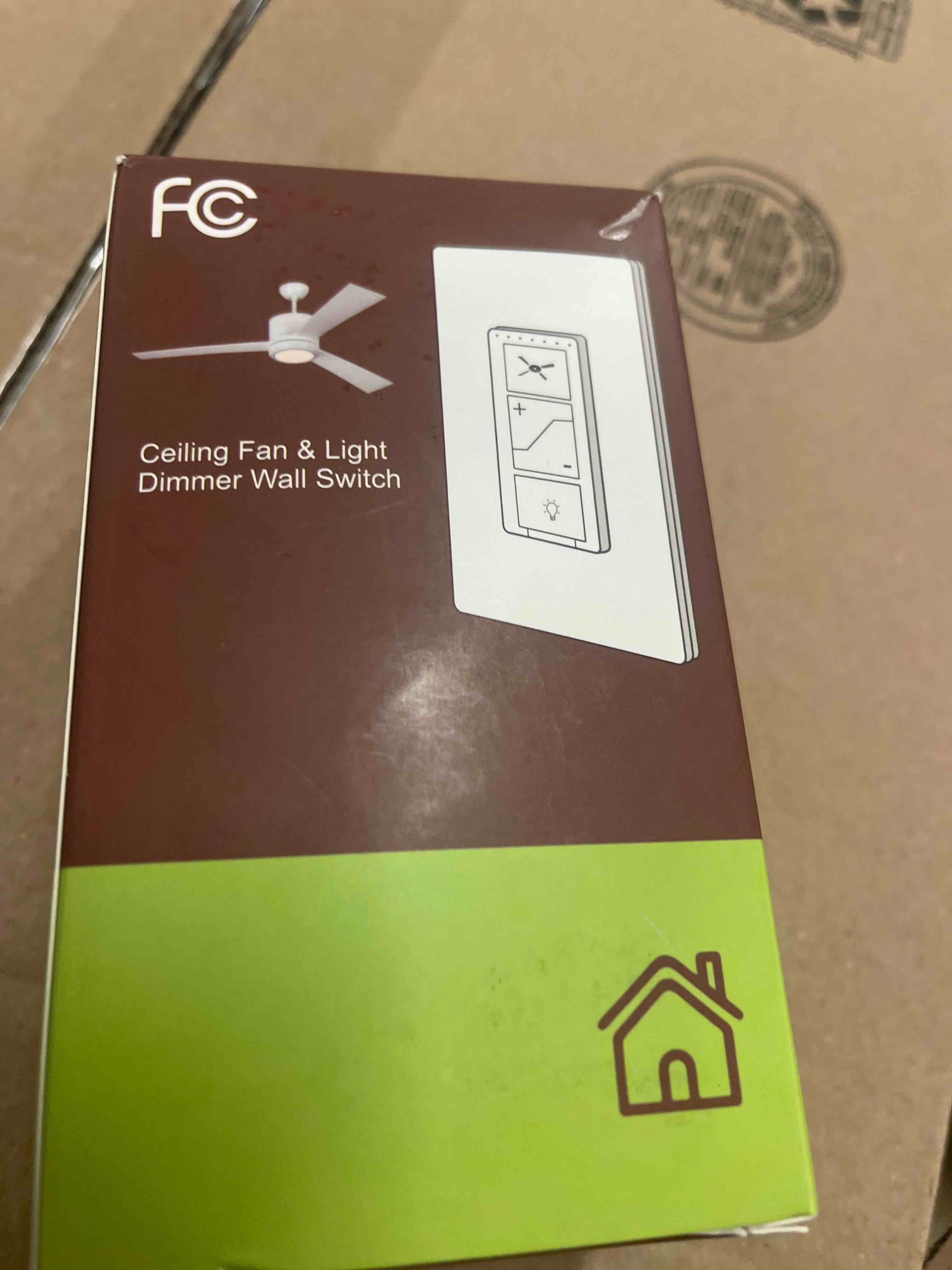Condition photo showing New/Like New for Wireless Dimmer Light Switch and Receiver Compatible With Alexa - Smart Wall Switch for Ceiling Lights, Fans, Lamps
