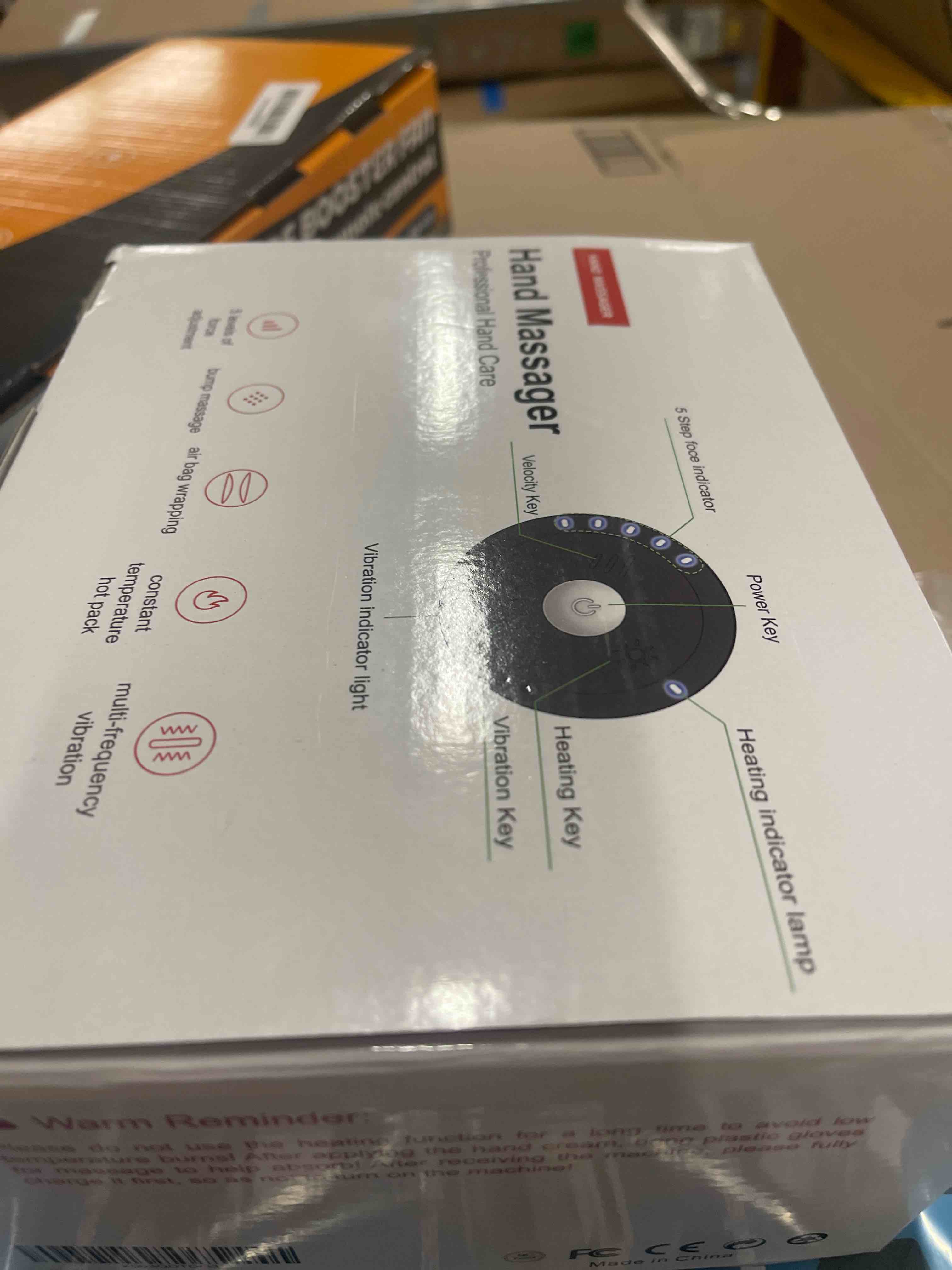 Condition photo showing New/Like New for Xllent Hand Massager with Compression & Heating,Electric Hand Massager for Arthritis and Carpal Tunnel(White)