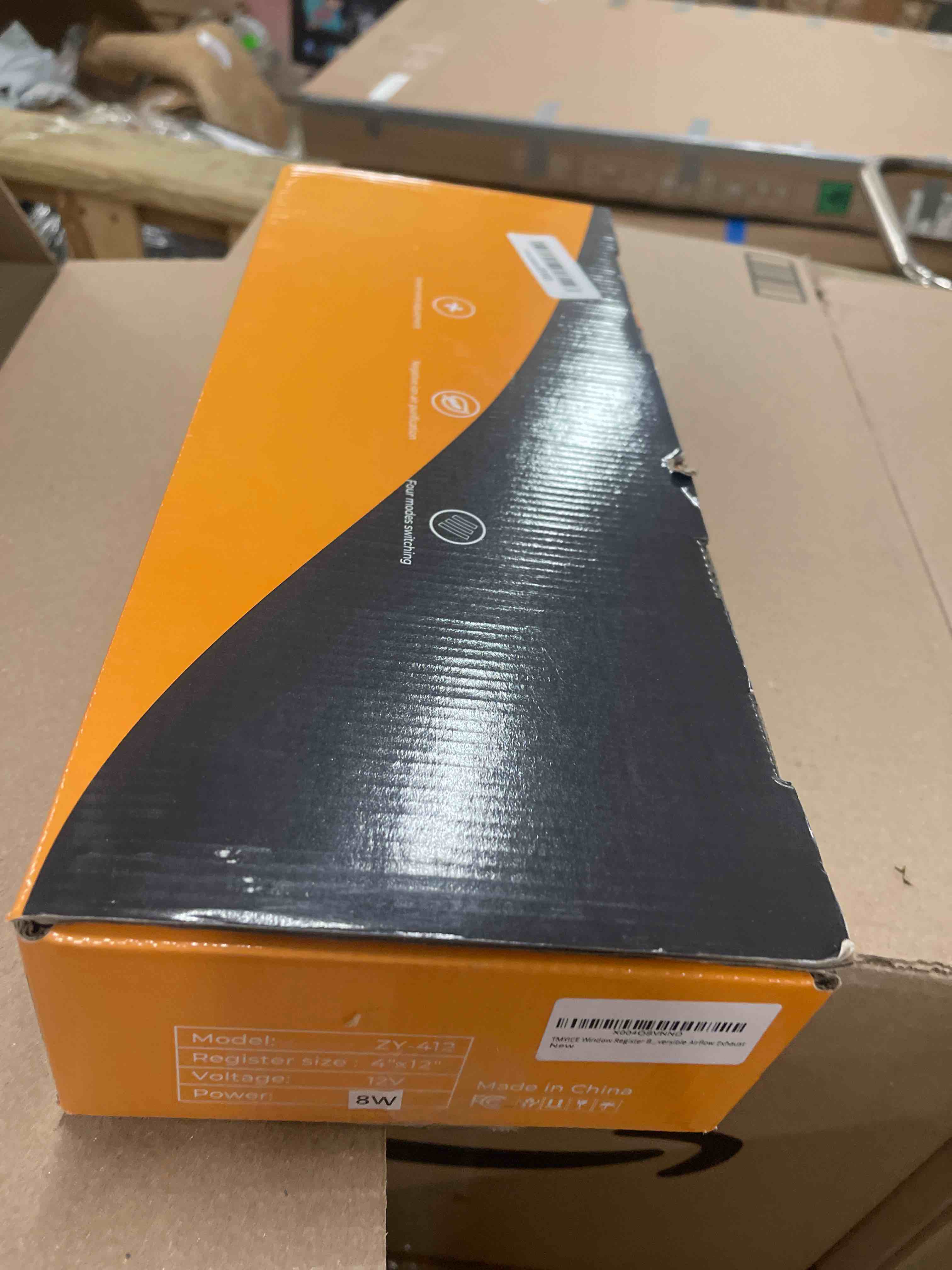 Condition photo showing New/Like New for Register Booster Fan for 4" x 12" Register Holes, Smart AC Vent Booster Fans Improves Heating & Cooling with Remote and Thermostat Control,10-Speed Quiet Vents Fan for Floor Ceiling White-4" x 12"