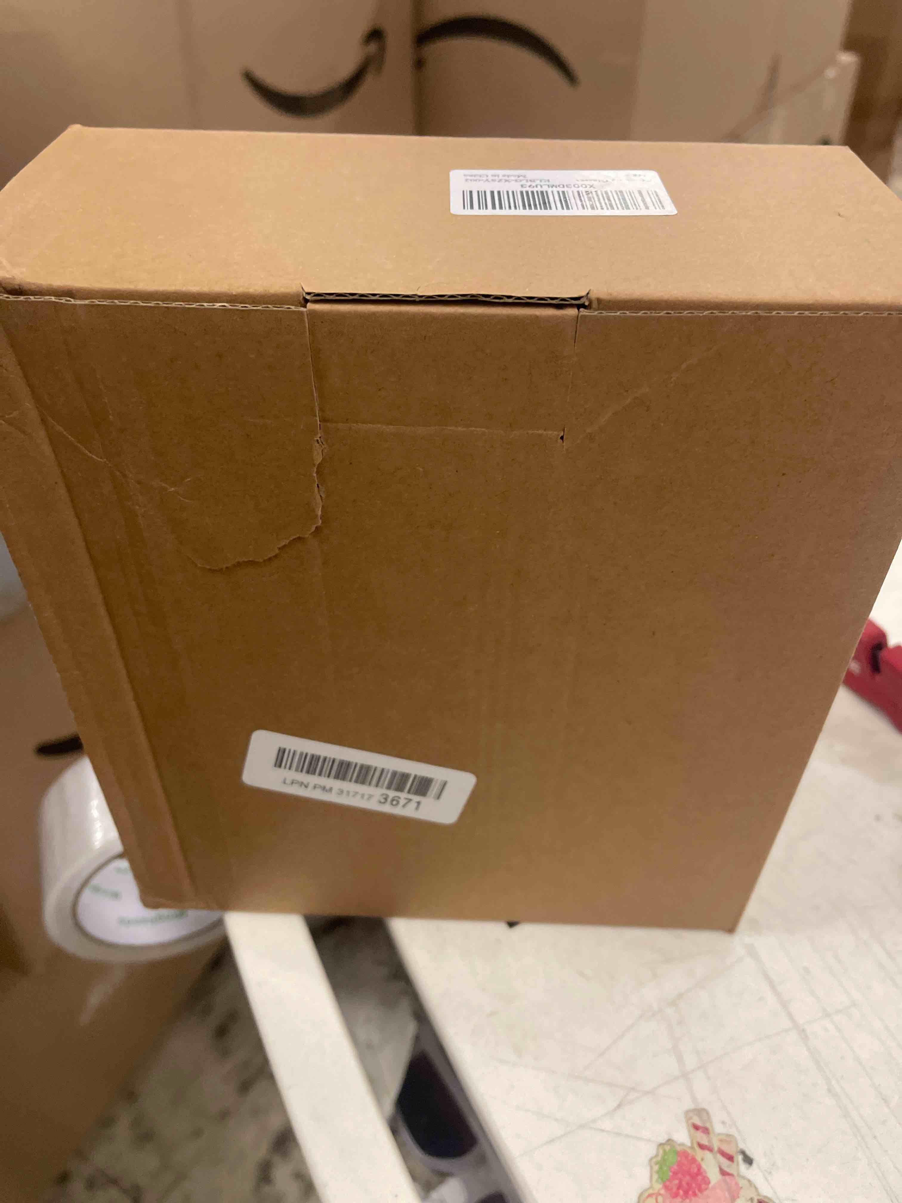 Condition photo showing New/Like New for Drinking Glasses with Bamboo Lids and Glass Straw 2PCS Set, 16oz Glass Cups with Lids and Straws, Beer, Iced Coffee Glasses, Soda, Gift 1 Cleaning Brushes 2PCS 16OZ with lids and straws