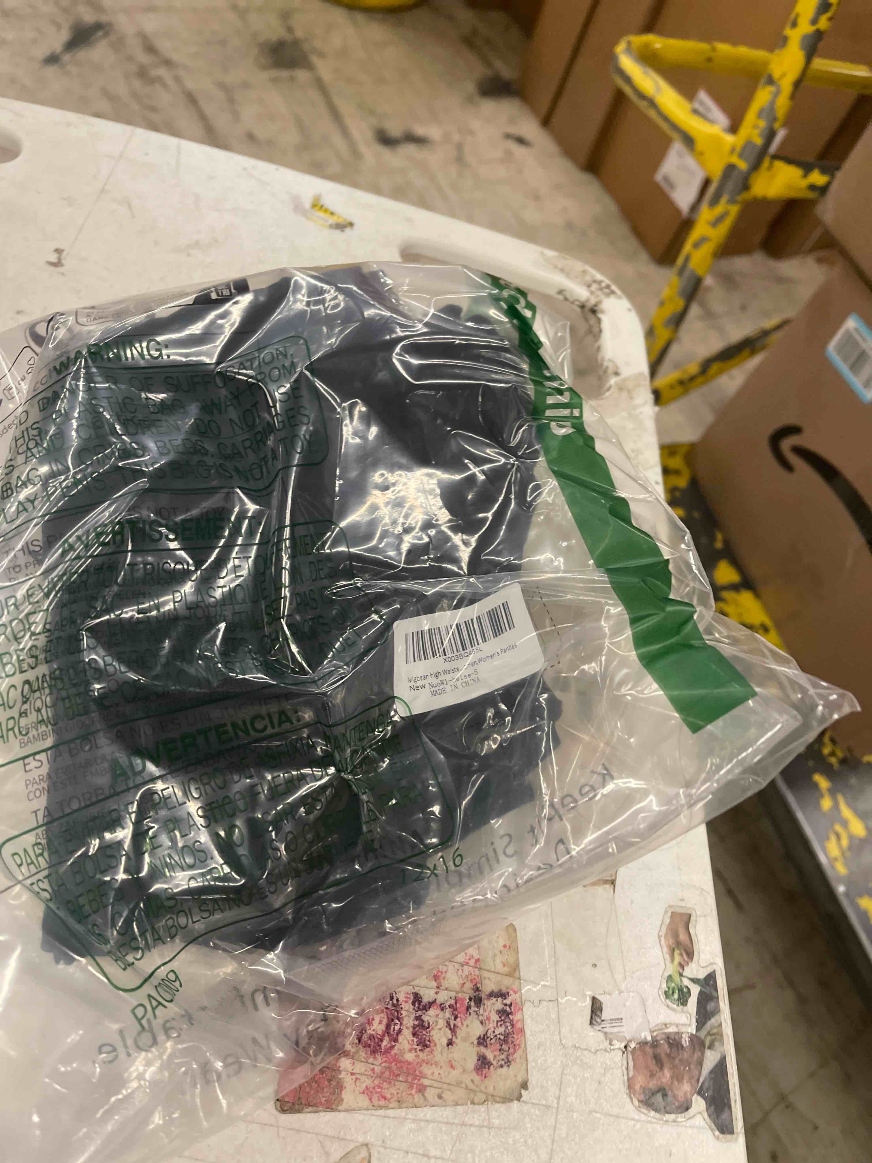 Condition photo showing New/Like New for Migbean Womens Seamless Boy Shorts Underwear Soft Stretch Boxer Shorts Briefs No Show Panties 2 Packs Black Grey Black-5pack Small