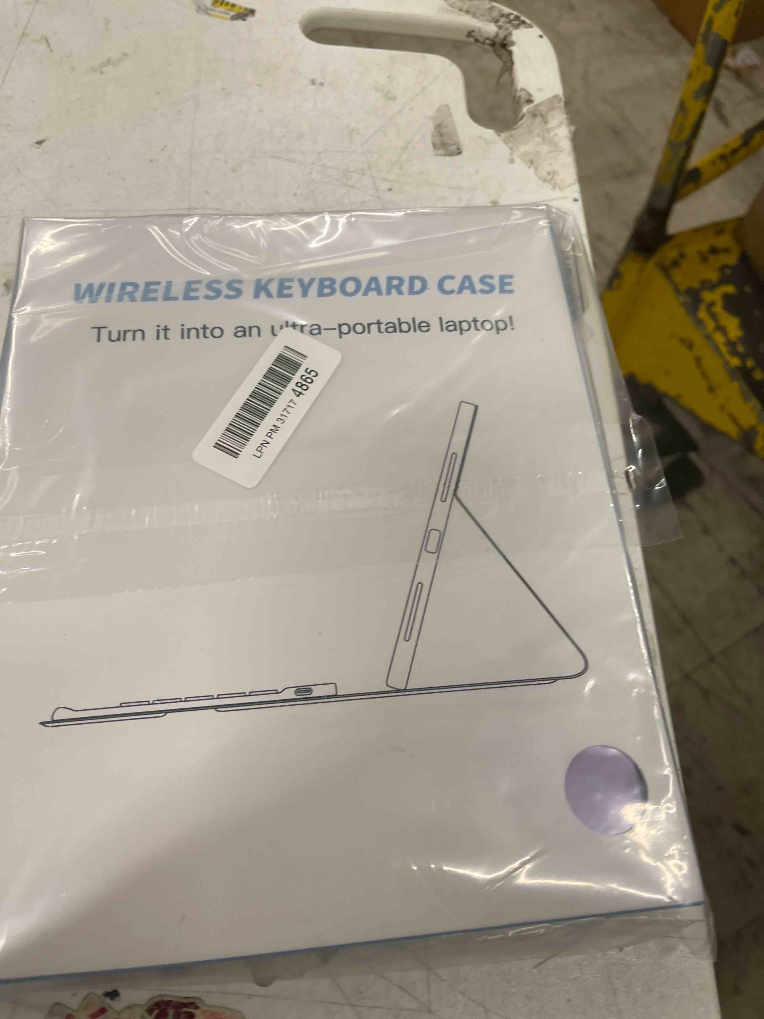 Condition photo showing New/Like New for Harvopu Keyboard Case Compatible with iPad Air 11-inch/Air 5th 4th Generation Case with Keyboard-Backlit Detachable, Folio Cover with Pencil Holder for Air 11" M3/M2 (2025/2024), Air 5/Air 4 (Purple)