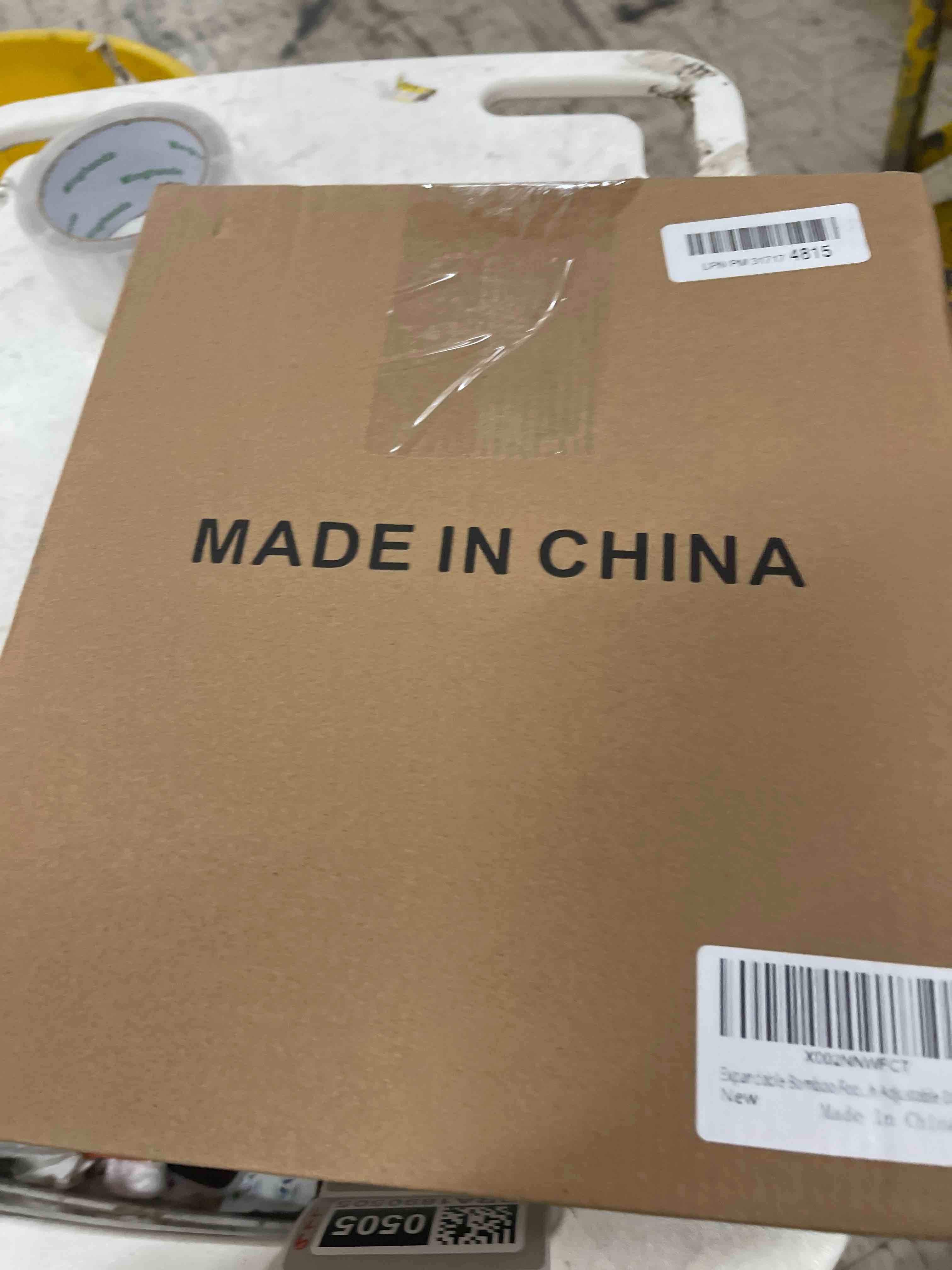 Condition photo showing New/Like New for Retro Shaw Large Expandable Kitchen Lids Organizer for Cabinet, Covers, Pantry, Drawer & Countertop Storage, with 3 Adjustable Dividers, Hand-made Bamboo Food Container