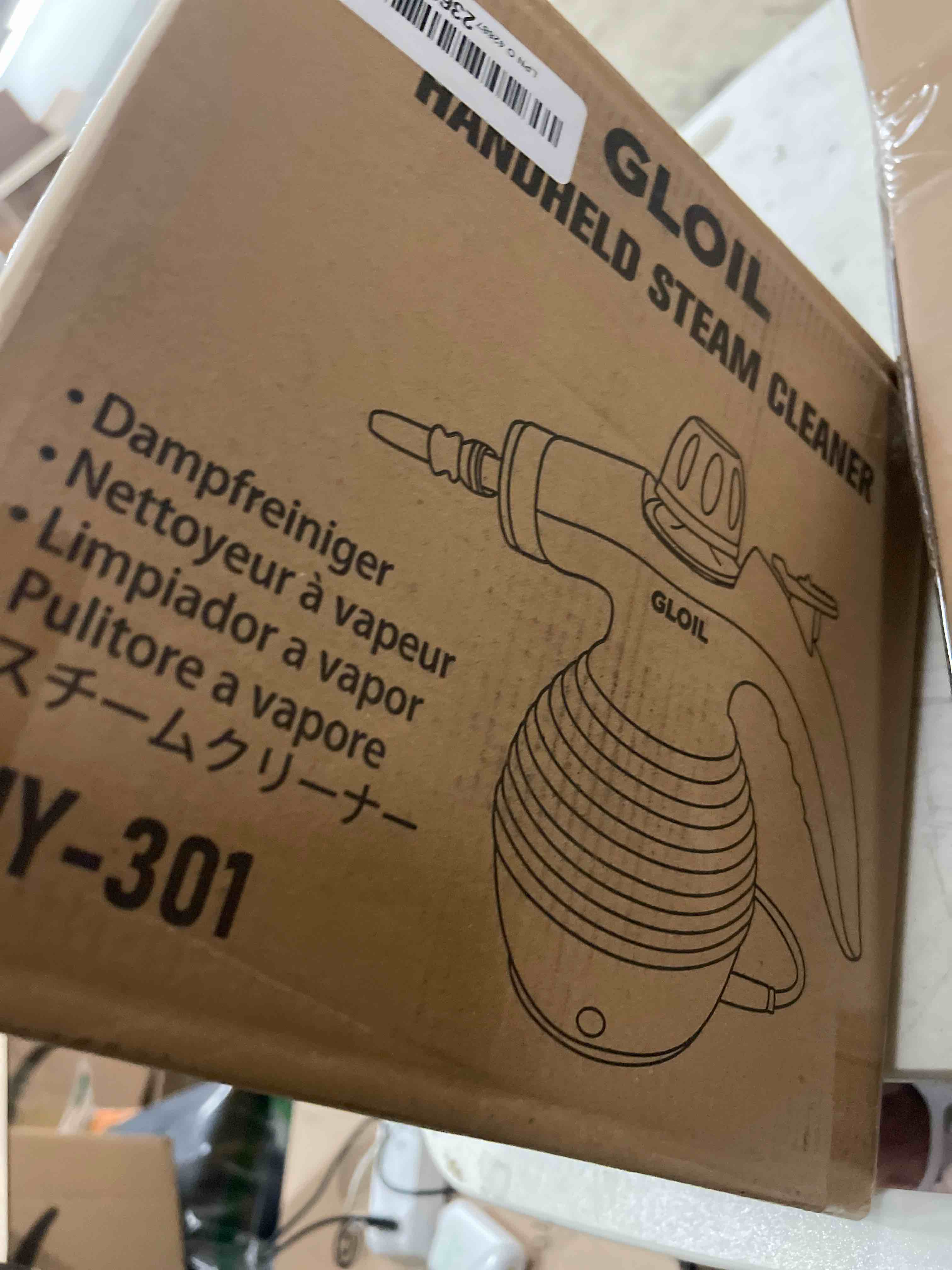 Condition photo showing New/Like New for Handheld Steam Cleaner, Steamer for Cleaning, Multipurpose Portable Steam Cleaners for Home Use with Safety Lock and 10 Accessory Kit to Remove Grime, Grease, and More, Save Time and Effort