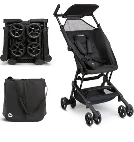 Munchkin Sparrow Ultra Compact Travel Stroller - Black