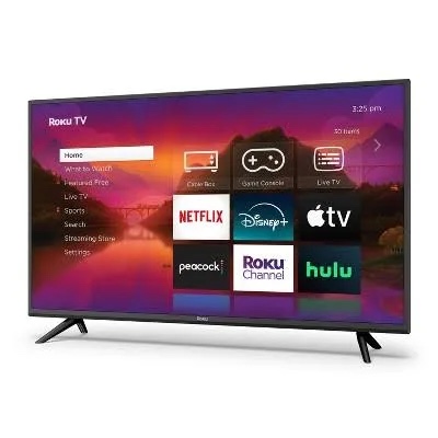 TCL 40-Inch Class S3 1080p LED Smart TV with Roku TV (40S350R, 2023 Model), Compatible with Alexa, Google Assistant, and Apple HomeKit Compatibility, Streaming FHD Television,Black